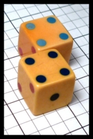 Dice : Dice - 6D Pipped - Michigan Red Eye Variant 5 - Ebay Oct 2014